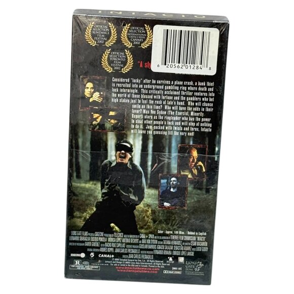 Intacto Vintage VHS New Sealed Juan Carlos Fresnadillo Thriller 2003 New Sealed - Picture 6 of 6